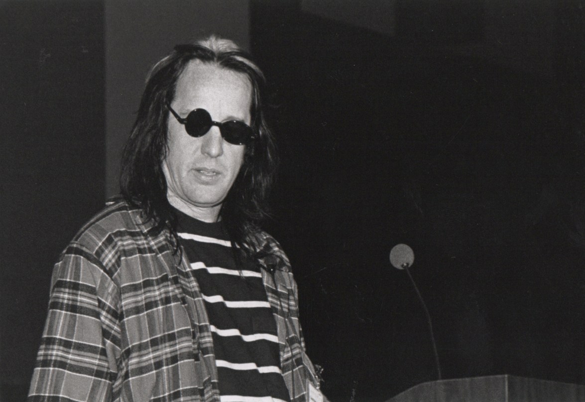 Todd Rundgren at SXSW 1995. Photo by George R. Brainard.