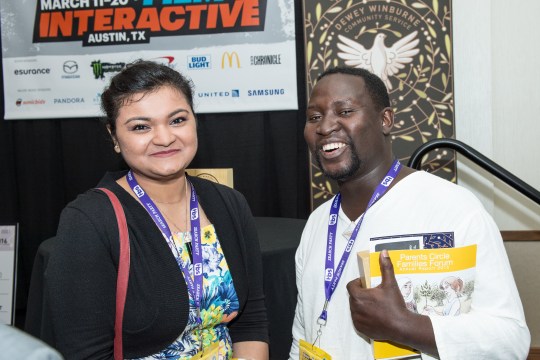 2016 SXSW Dewey Winburne Community Service Award winner, Richard Bbaale. Photo by Robert Santos.