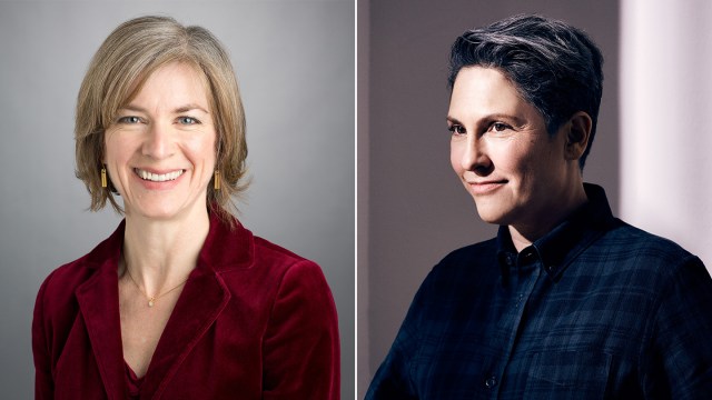 Jennifer Doudna and Jill Soloway - SXSW 2017 Conference Keynotes. Photos courtesy speakers.