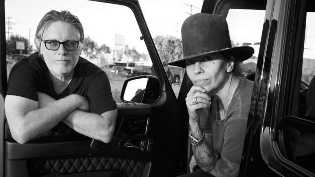 Linda Perry & Kerry Brown - Photo courtesy of the Speakers