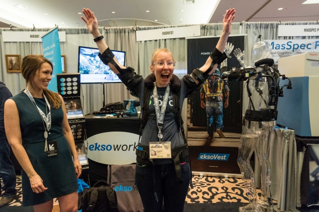 SXSW Interactive Innovation Awards 2018 Finalist Showcase Winner EksoVest - Photo by Steven Snow