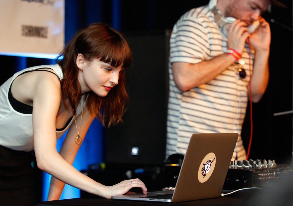 CHVRCHES DJ Set at the 2016 SXSW Music Opening Party at Maggie Mae's. Photo by Dustin Finkelstein/Getty Images for SXSW