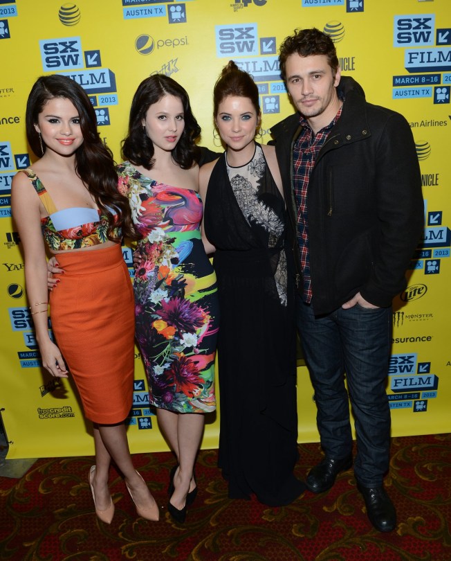 Selena Gomez, Rachel Korine, Ashley Benson & James Franco