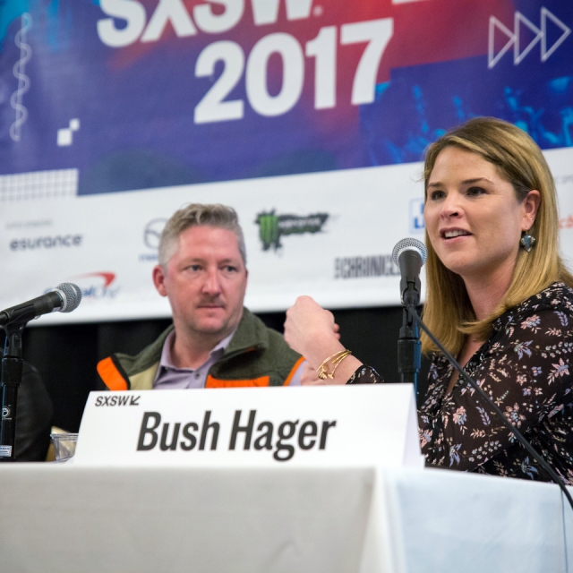Jenna Bush Hager at the 17 Ways Breakfast Is Transforming America panel, SXSW 2017