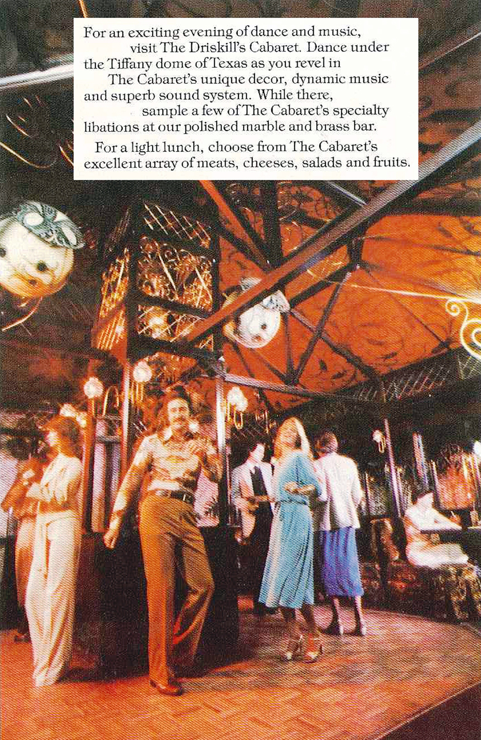 vintage Driskill Cabaret advertisement