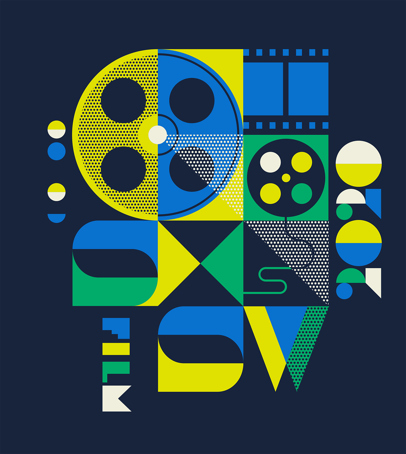 SXSW Film t-shirt artwork for 2020 by Ty Mattson