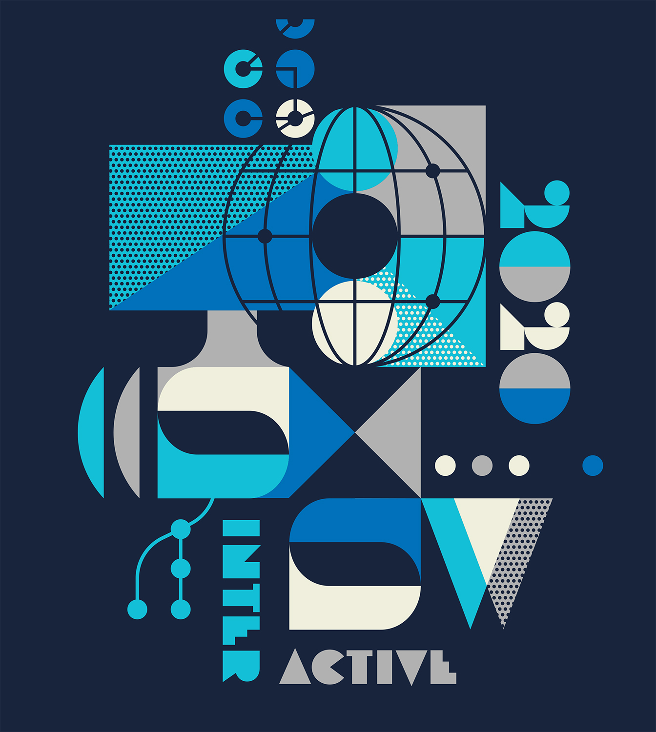 SXSW Interactive t-shirt artwork for 2020 by Ty Mattson