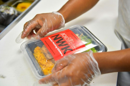 Audible Provides Meals in Newark Community