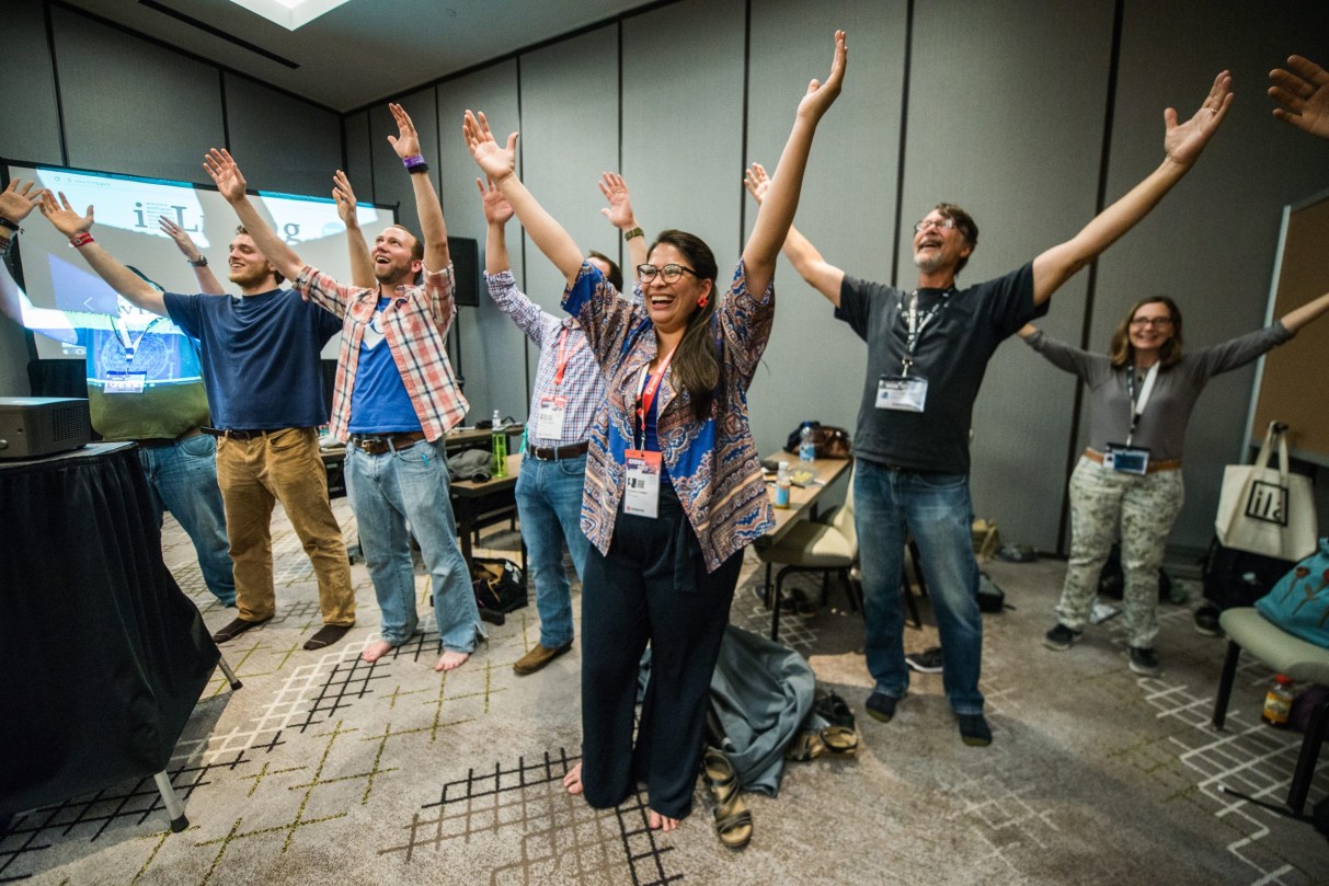 Neuroplasticity Laughter Workshop – SXSW 2023 – Photo by Judy Won
