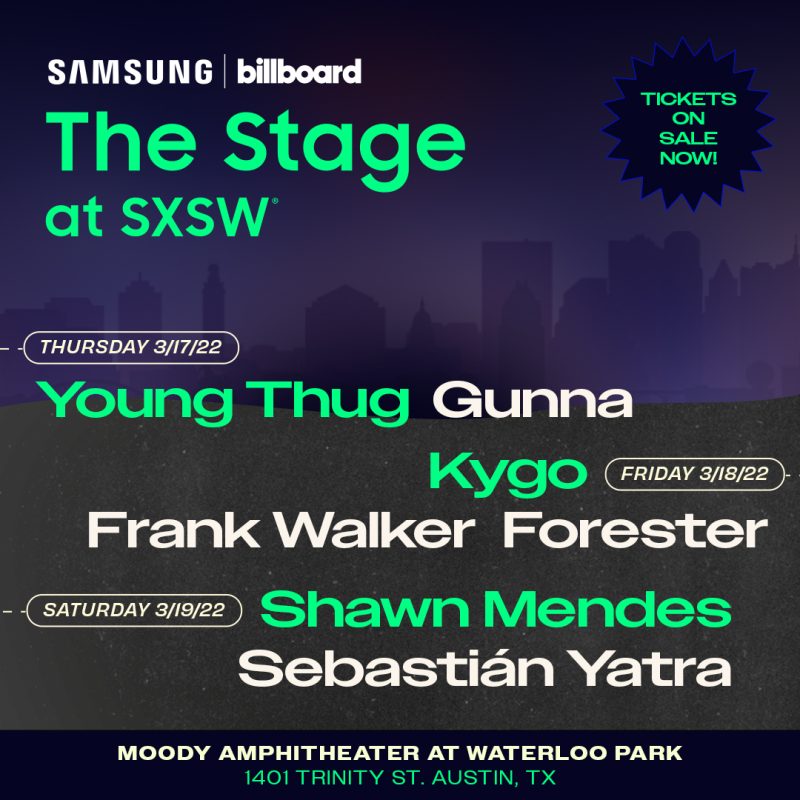 Samsung Galaxy + Billboard Present THE STAGE at SXSW®