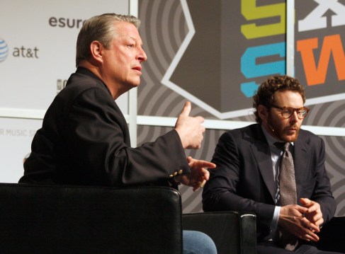 Al Gore and Sean Parker – SXSW 2012 –Photo by Heather Kennedy/WireImage
