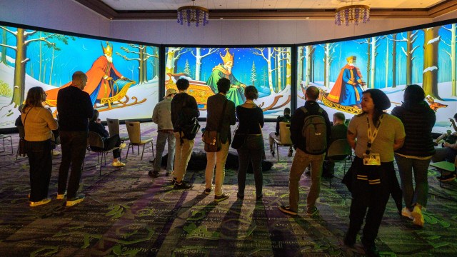 XR Experience Jury award winner, The Golden Key – Photo by Adam Kissick