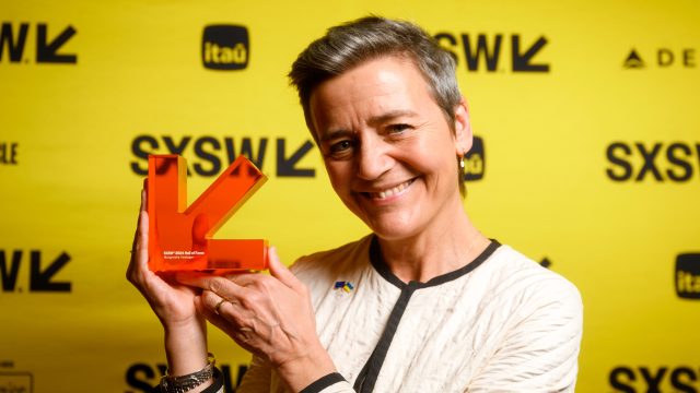 SXSW 2024 Hall of Fame Inductee, Margrethe Vestager – Photo by Anthony Moreno