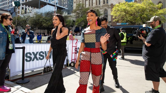 Gloria Reuben, Sonequa Martin-Green and Utkarsh Ambudkar attive at the 2024 SXSW Film & TV Festival - Photo by Hutton Supancic