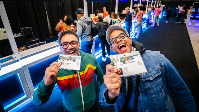 SXSW 2024 Attendees at Registration Hall – Photo by Aaron Rogosin