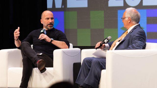 Featured Session: A Conversation with Uber CEO Dara Khosrowshahi and Kirk Watson, Mayor of Austin – SXSW 2024 – Photo by Samantha Burkardt