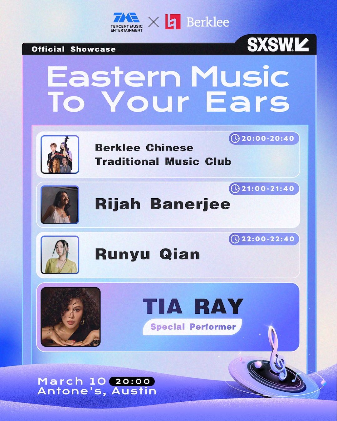 TME Eastern Music to Your Ears