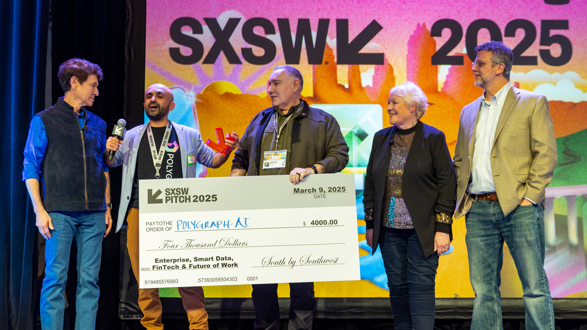 SXSW Pitch Award Ceremony – Photo by Justin Zamudio