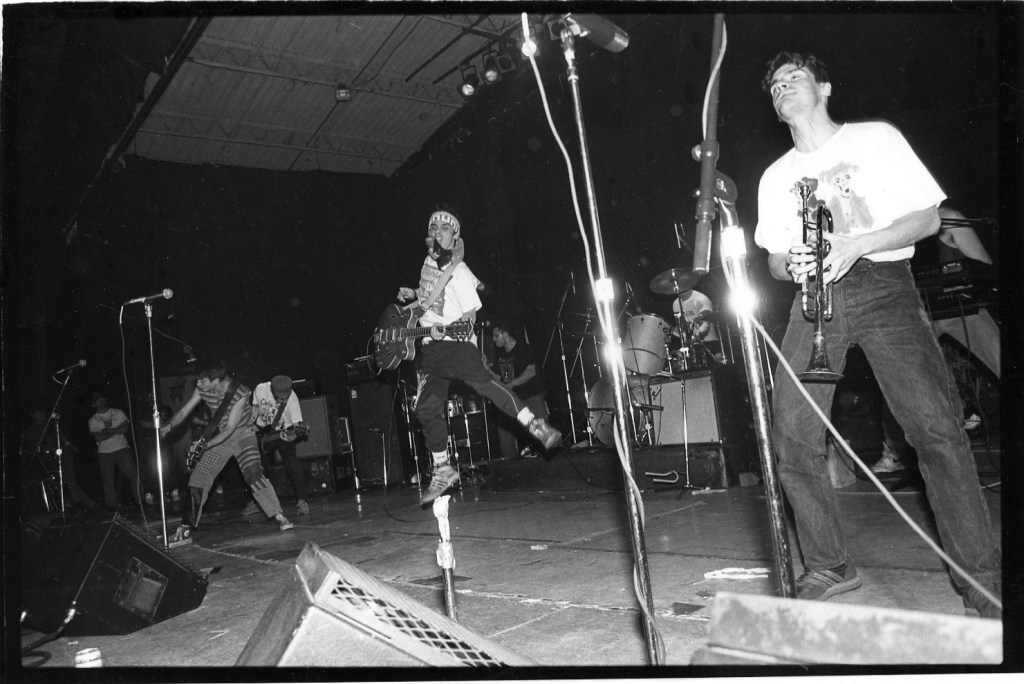 Mano Negra at SXSW 1990. Photo by Martha Grenon.