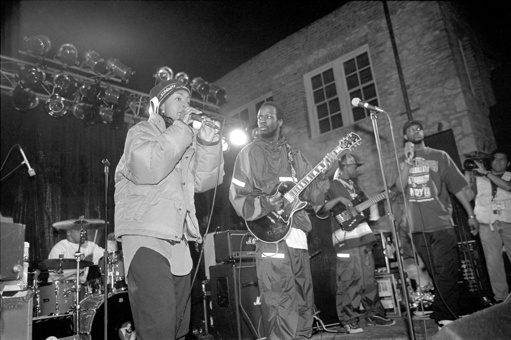 Fugees at SXSW 1996. Photo by Martha Grenon.