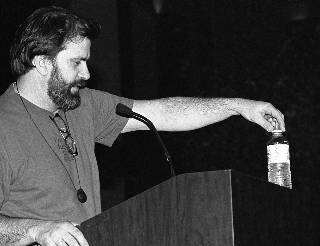 Steve Earle at SXSW 2000. Photo by Martha Grenon.