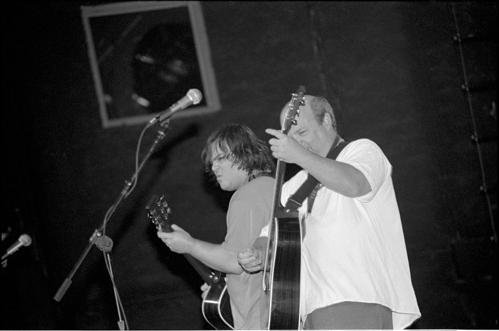 Tenacious D at SXSW 2000. Photo by Martha Grenon.