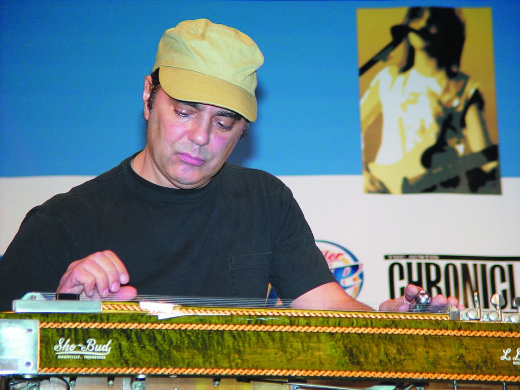 Daniel Lanois at SXSW 2003. Photo by Charlie Fonville.