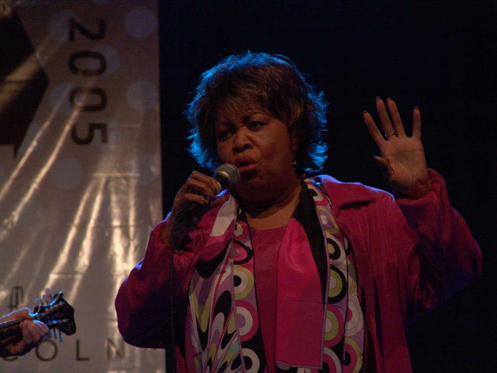 Mavis Staples at SXSW 2005. Photo by Gary Miller.
