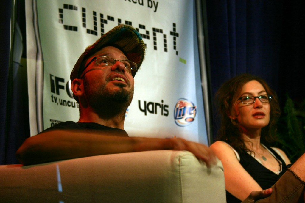 David Cross & Anabelle Gurewitch at SXSW Film 2006. Photo by Jenn Starr.