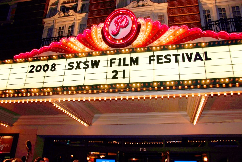 The premiere of "21" at SXSW Film 2008. Photo by Dustin Downing.