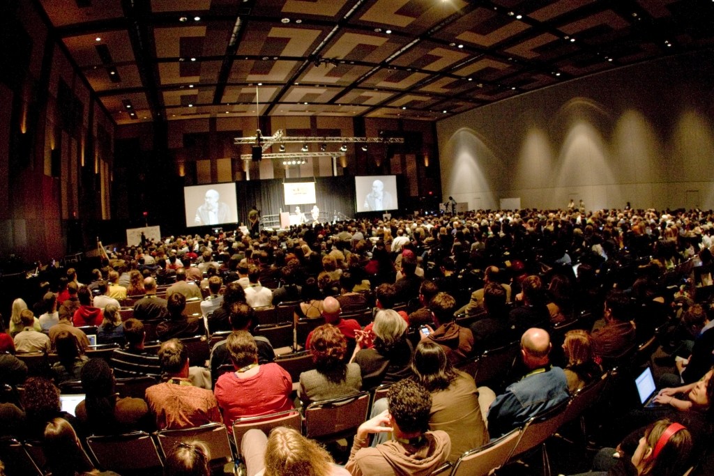 2008 Interactive Keynote room. Photo by Henry Jenkins.