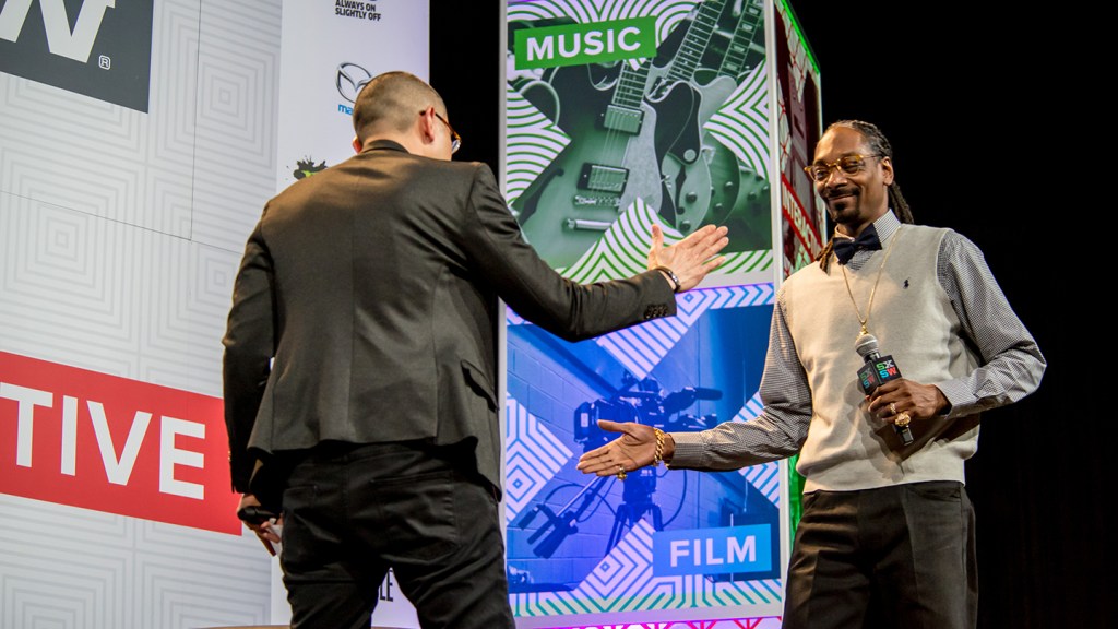 Snoop Dogg gives talk at SXSW 2015 - Photo by Amanda Stronza