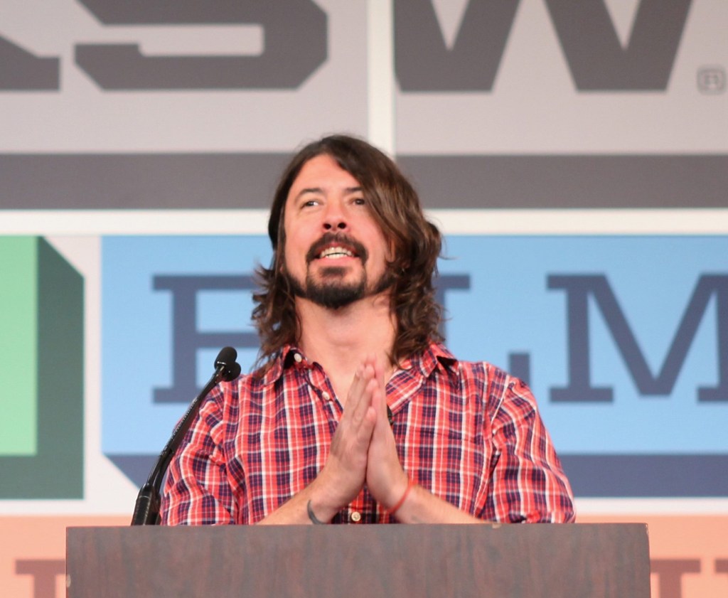 AUSTIN, TX - MARCH 14: Musician Dave Grohl speaks onstage at SXSW Keynote: Dave Grohl during the 2013 SXSW Music, Film + Interactive Festival at Austin Convention Center on March 14, 2013 in Austin, Texas. (Photo by Mindy Best/Getty Images for SXSW)