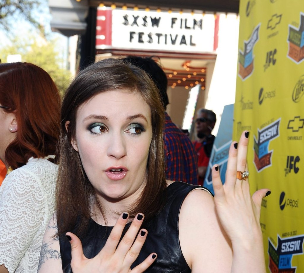 Lena Dunham at the world premiere of her Girls HBO series in 2012 Photo by Michael Buckner/Getty Images for SXSW