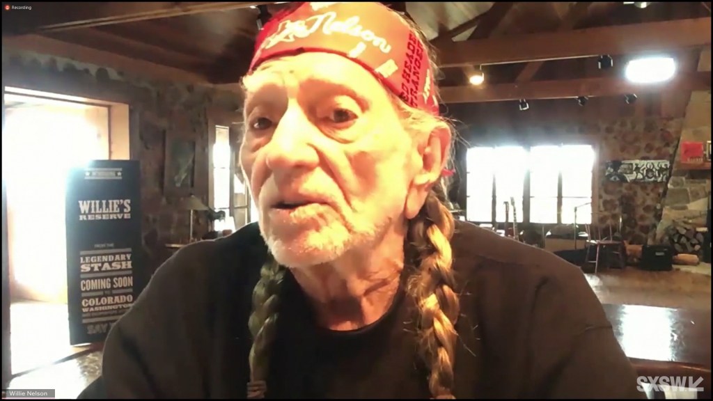 SXSW Keynote Willie Nelson speaks during SXSW Online on March 17, 2021.